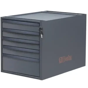 Cassettiera a 5 cassetti Beta C58CSH/A 5C antracite per banchi componibili C58BC Sconto