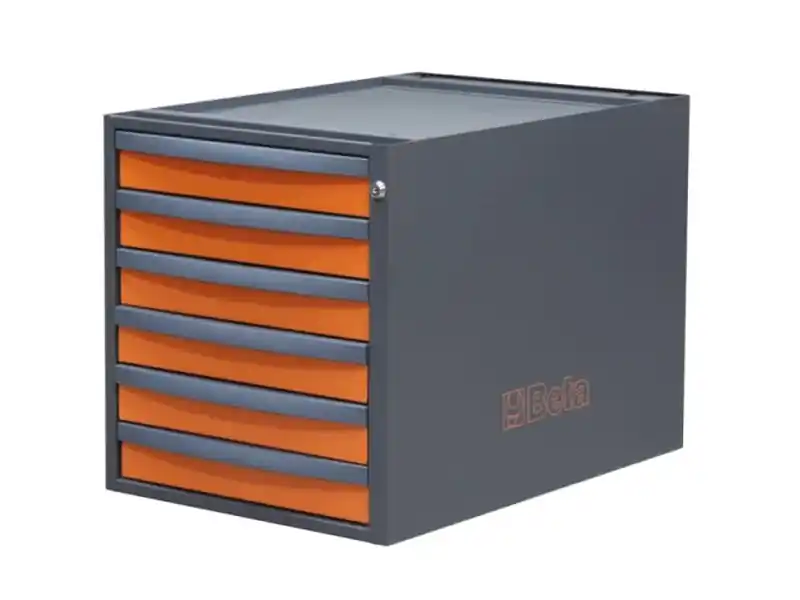 Cassettiera a 6 cassetti Beta C58CSH/O 6C bicolore per banchi componibili C58BC A Buon Prezzo