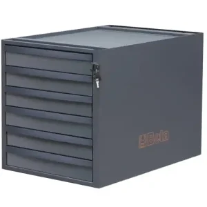 Cassettiera a 6 cassetti Beta C58CSH/A 6C antracite per banchi componibili C58BC Spedito Oggi