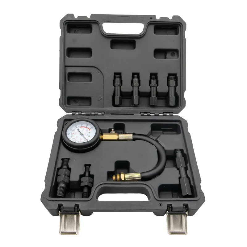 Tester di compressione per motori a benzina - 20 bar da M10 a M18 - set da 8 pezzi Nuovo Arrivo