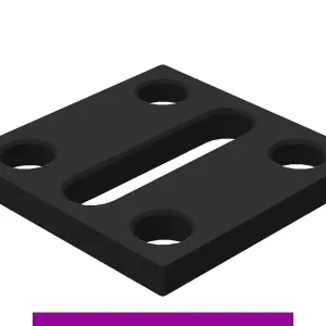 Piastra adattatrice 150x150mm SteelExpert GPPH, spessore 25mm, fori 28mm Ultimissimo Modello