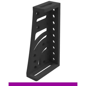 Popolare Squadra di battuta 270x500x175x100mm sinistra SteelExpert GPPH, spessore 25mm, fori 28mm