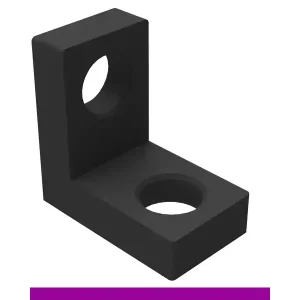 Squadra di battuta 75x75mm SteelExpert GPPH, spessore 25mm, fori 28mm Promozione
