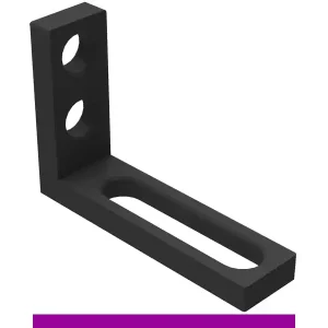 Prezzo Ridotto Squadra di battuta 125x185mm SteelExpert GPPH, spessore 25mm, fori 28mm