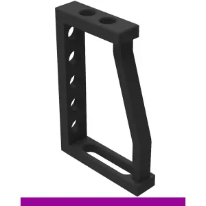 Squadra di battuta 200x300x150mm SteelExpert GPPH, spessore 25mm, fori 28mm Economico