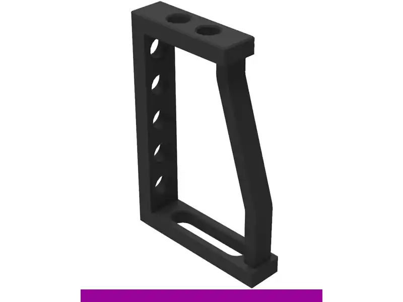 Squadra di battuta 200x300x150mm SteelExpert GPPH, spessore 25mm, fori 28mm Economico