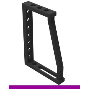 Offerta Lampo Squadra di battuta 275x400x200mm SteelExpert GPPH, spessore 25mm, fori 28mm