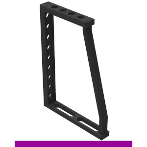 Squadra di battuta 350x500x250mm SteelExpert GPPH, spessore 25mm, fori 28mm Economico