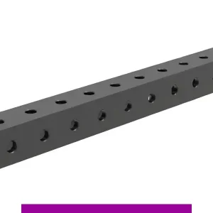 Reso Gratuito Blocco di collegamento 1000x100x100mm SteelExpert GPPH fori 28mm