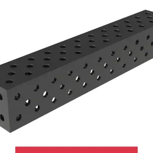 Bestseller Blocco di collegamento 1200x200x200mm SteelMax GPPH, spessore 15mm, fori 28mm griglia diagonale