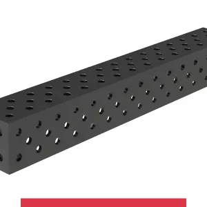 Blocco di collegamento 1500x200x200mm SteelMax GPPH, spessore 15mm, fori 28mm griglia diagonale Prezzo Conveniente