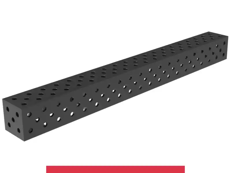 Blocco di collegamento 2000x200x200mm SteelMax GPPH, spessore 15mm, fori 28mm griglia diagonale Novità