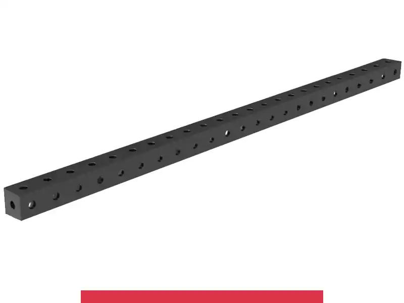 Blocco di collegamento 2400x100x100mm SteelMax GPPH, spessore 15mm, fori 28mm Compra Oggi Stesso