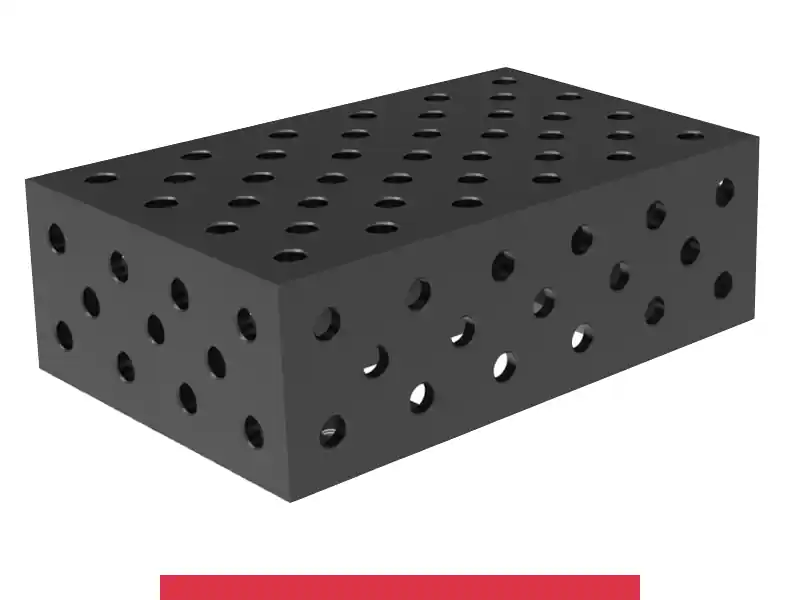 Pagamento Sicuro Blocco di collegamento 600x400x200mm SteelMax GPPH, spessore 15mm, fori 28mm griglia diagonale