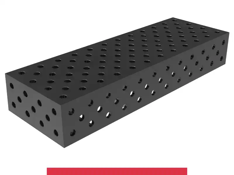 Blocco di collegamento 1200x400x200mm SteelMax GPPH, spessore 15mm, fori 28mm griglia diagonale Subito Disponibile