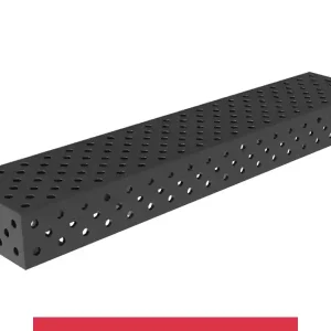 Spedizione Espresso Blocco di collegamento 2000x400x200mm SteelMax GPPH, spessore 15mm, fori 28mm griglia diagonale