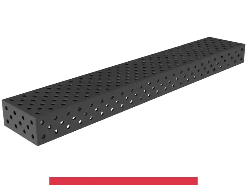 Blocco di collegamento 2400x400x200mm SteelMax GPPH, spessore 15mm, fori 28mm griglia diagonale Nuovo Arrivo