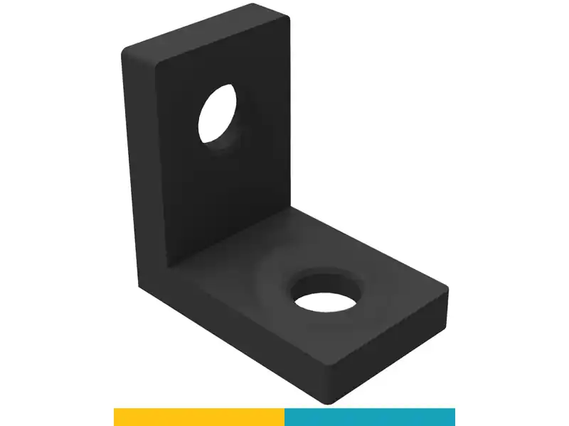 Squadra di battuta 75x75mm SteelPlus-SteelEco GPPH, spessore 12mm, fori 16mm A Buon Prezzo