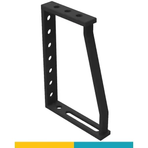 Squadra di battuta 275x400x200mm SteelPlus-SteelEco GPPH, spessore 12mm, fori 16mm Scelto Dai Clienti
