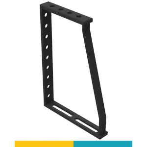Professionale Squadra di battuta 350x500x250mm SteelPlus-SteelEco GPPH, spessore 12mm, fori 16mm