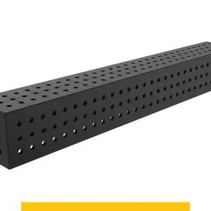 Prezzo Conveniente Blocco di collegamento 1500x200x200mm SteelPlus GPPH, spessore 12mm, fori 16mm griglia 50x50mm
