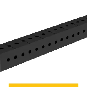 Offerta Lampo Blocco di collegamento 800x100x100mm SteelPlus GPPH, spessore 12mm, fori 16mm griglia 50x50mm