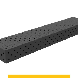 A Buon Prezzo Blocco di collegamento 2000x400x200mm SteelPlus GPPH, spessore 12mm, fori 16mm griglia diagonale