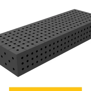 Blocco di collegamento 1200x400x200mm SteelPlus GPPH, spessore 12mm, fori 16mm griglia 50x50mm Offerta Limitata
