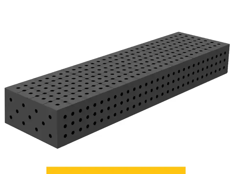 Blocco di collegamento 1500x400x200mm SteelPlus GPPH, spessore 12mm, fori 16mm griglia 50x50mm Sconto