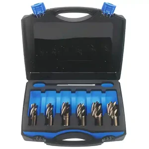 Assortimento 6 frese a carotare lunghe Krino in HSS-CO 5% con attacco Quick-In in valigetta, 14-22mm Offerta