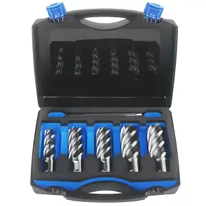 Assortimento 5 frese a carotare lunghe Krino in HSS M2 con attacco Weldon in valigetta, 24-32mm Compra Adesso