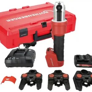 Reso Gratuito Rothenberger pressatrice Romax Nano CAS con batteria, caricabatteria e 3 ganasce iJaw TH