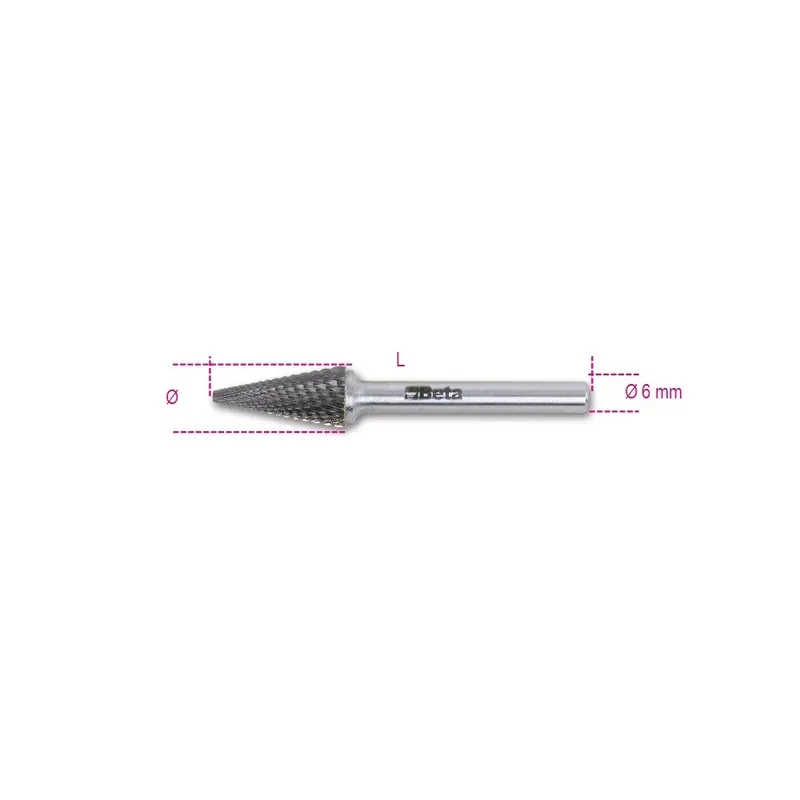 A Buon Prezzo Lima rotativa metallo duro triangolare Ø 12 - Beta 426MD/T12