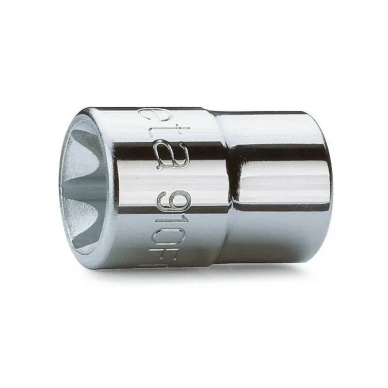 Acquista Ora Chiavi a bussola con attacco quadro femmina 3/8" per viti con profilo Torx cromate - Beta 910FTX