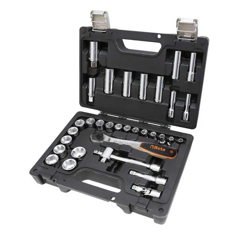 A Buon Prezzo Set bussole 3/8" 33 pezzi in cassetta - Beta BW 913E/C33
