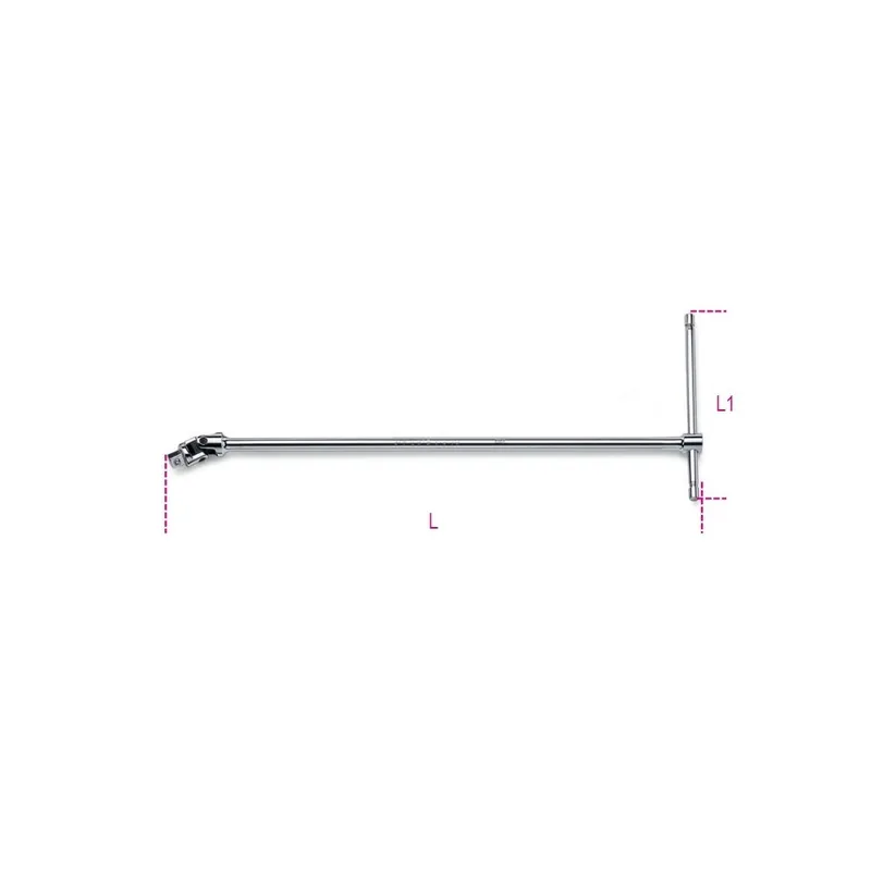 Quadro maschio 1/2" snodato a T cromato - Beta 920/40 Must-Have