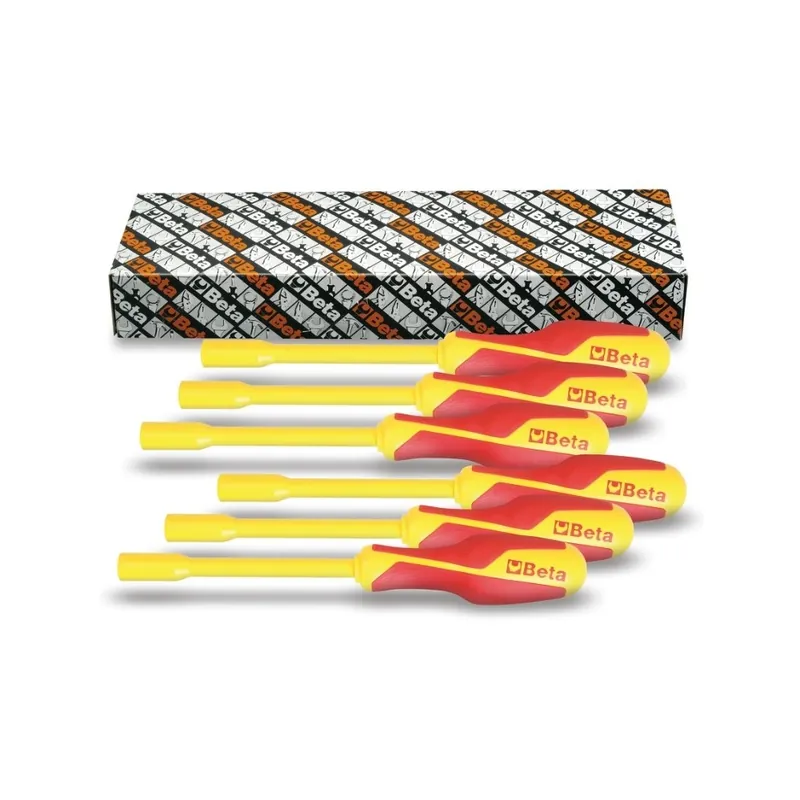 Serie di 6 chiavi a bussola isolate con impugnatura - Beta 943MQ/S Offerta Speciale