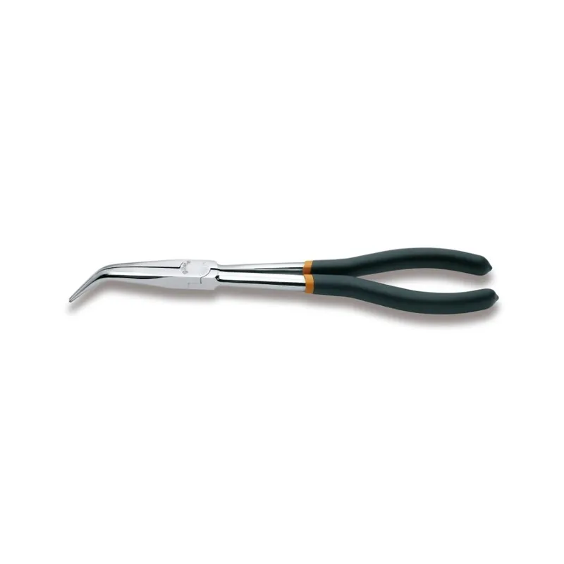 Offerta Limitata Pinza a becchi mezzotondi lunghissimi zigrinati piegati a 45° per impieghi speciali manici ricoperti con 2 st... - Beta 1009L/B