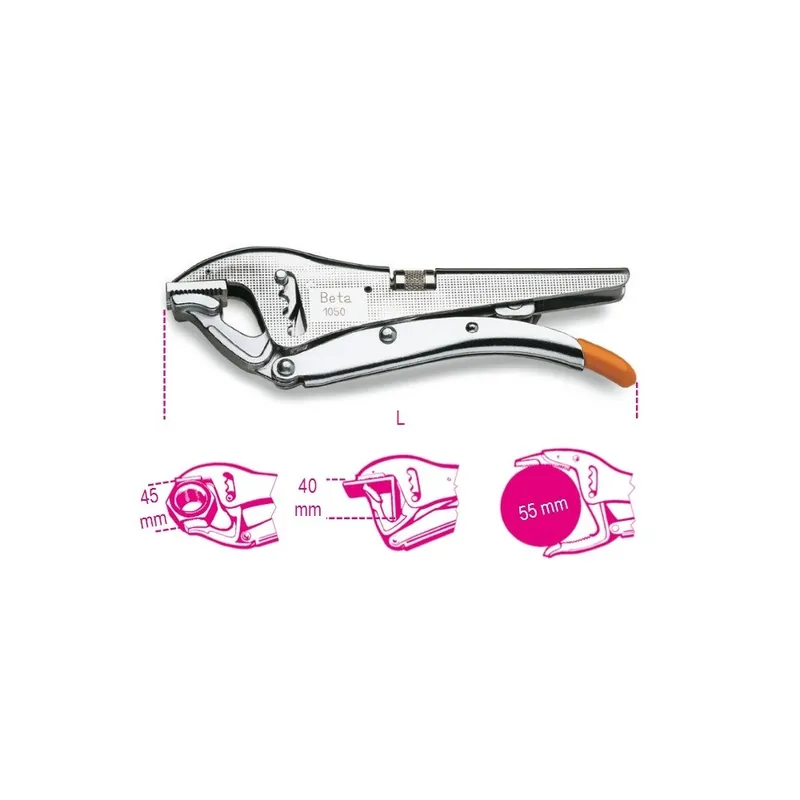 Pinza autobloccante doppia regolazione 220 mm - Beta 1050 Quantità Limitata
