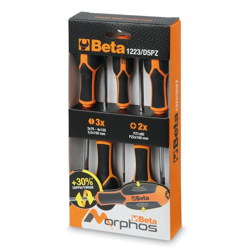Serie di cacciaviti misti Morphos - Beta 1223/D Scelto Dai Clienti