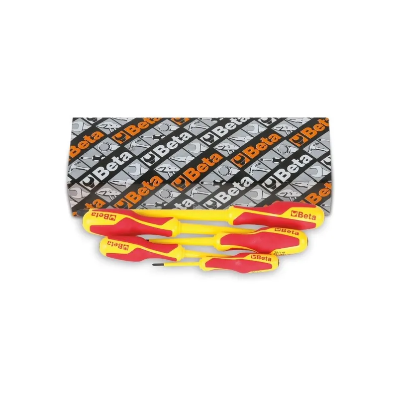 Serie di 5 cacciaviti isolati a croce Beta 1272MQ/S5 Promo Stagionale