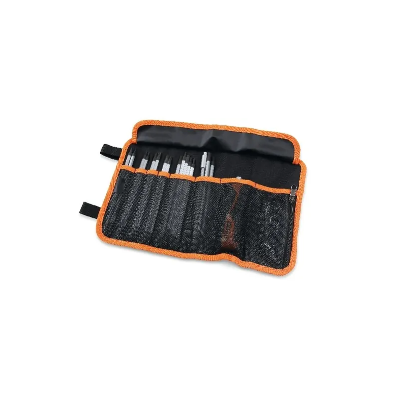 Vendita Finale Assortimento di 16 giravite bivalenti, 9 chiavi a bussola 1/4", 2 accessori e 1 impugnatura di manovra, in busta di poliestere