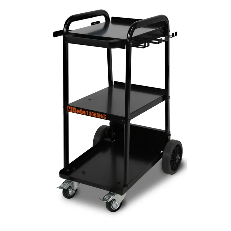 Must-Have Carrello per spotter 1366SH con ripiani e ruote - Beta 1366SH/C