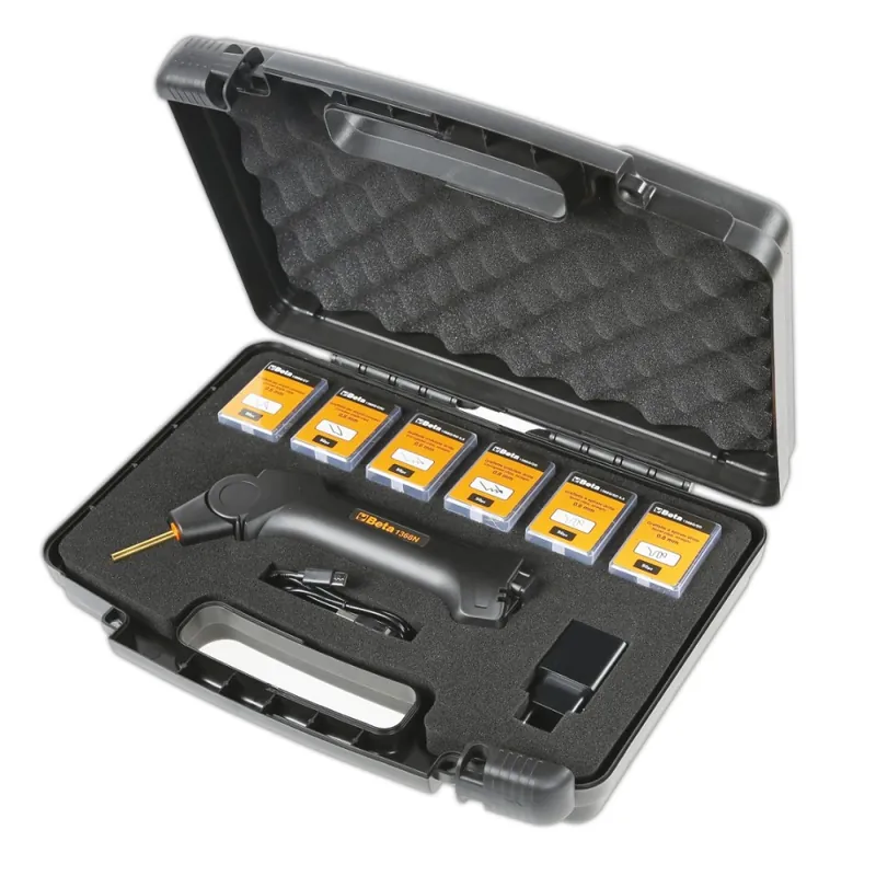 Kit ripara plastiche con graffette a caldo cordless - Beta 1368N Pagamento Sicuro