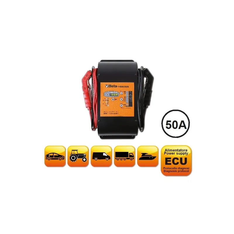 Ultime Pezzi Caricabatterie elettronico 12V multifunzione - Beta 1498/50A