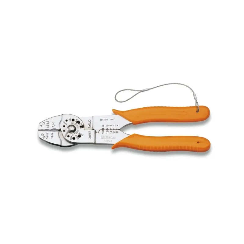 Più Venduto Pinza anticaduta per capicorda preisolati 0-6 mm² - Beta 1602A-HS