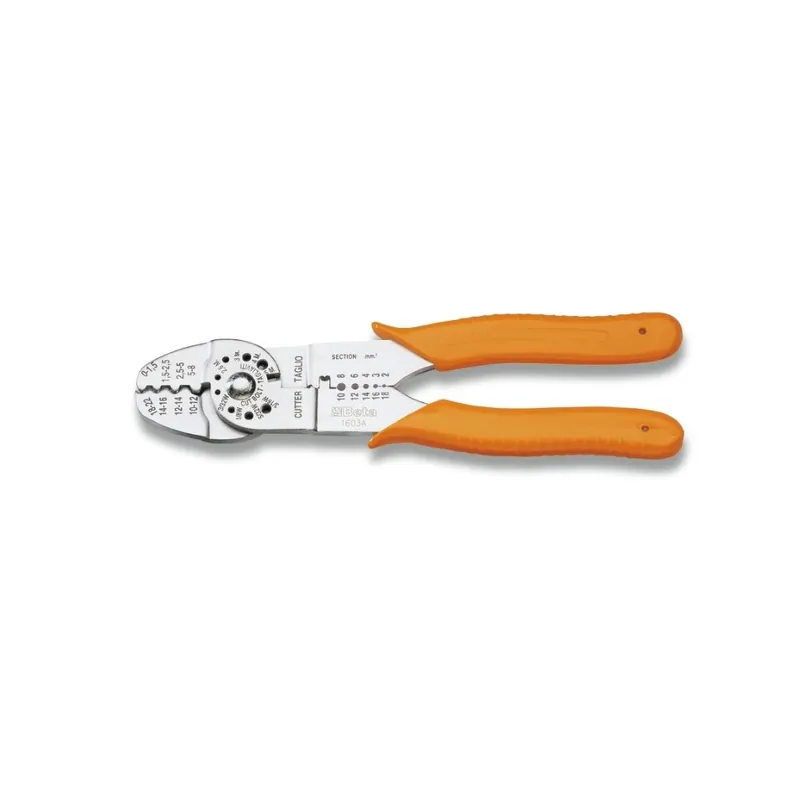 Popolare Pinza per capicorda non isolati chiusi 0-8 mm² - Beta 1603A