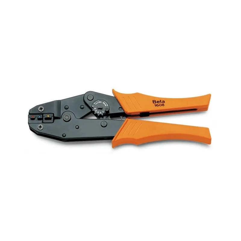 Pinza a cricchetto per capicorda preisolati 0,5-6 mm² - Beta 1608 Must-Have