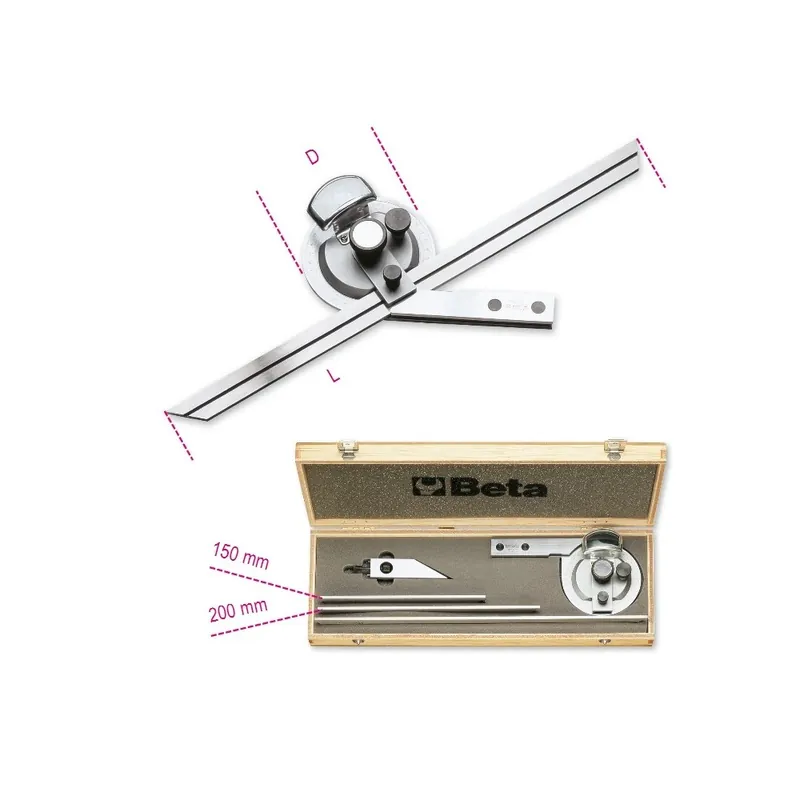 Goniometro da officina con 3 lame Beta 1678/C3 Offerta Speciale