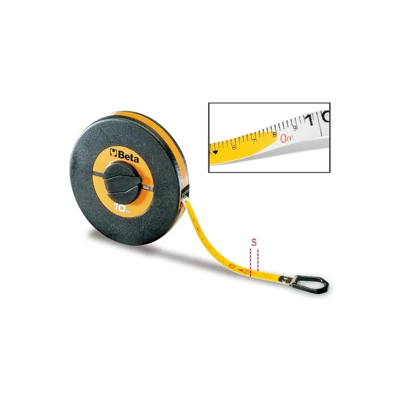 Rotelle metriche cassa in ABS antiurto nastro in fibra di vetro ricoperto in PVC - Beta 1694/L Prezzo Ridotto